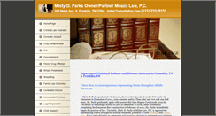 Desktop Screenshot of mistydparkslaw.com